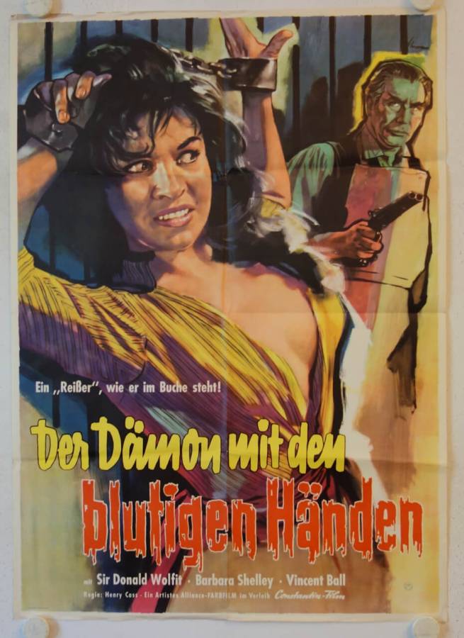 Blood of the Vampire original release german movie poster